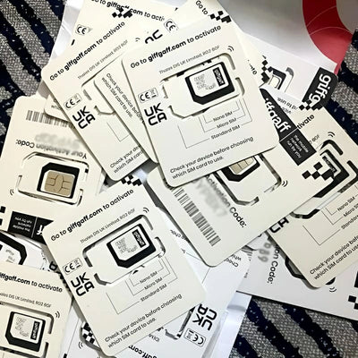 GiffGaff UK Sim Card for Tiktok Live