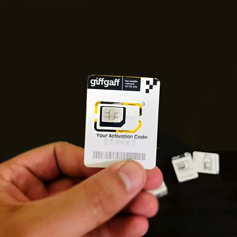 GiffGaff UK Sim Card for Tiktok Live